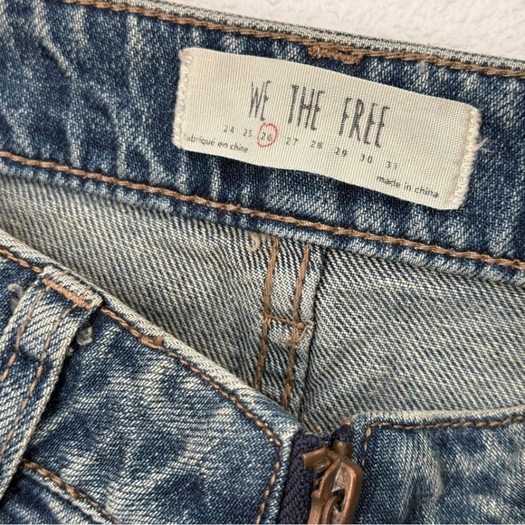We The Free by Free People women’s size 26 Zip It Up mini denim skirt blue denim - Picture 7 of 9